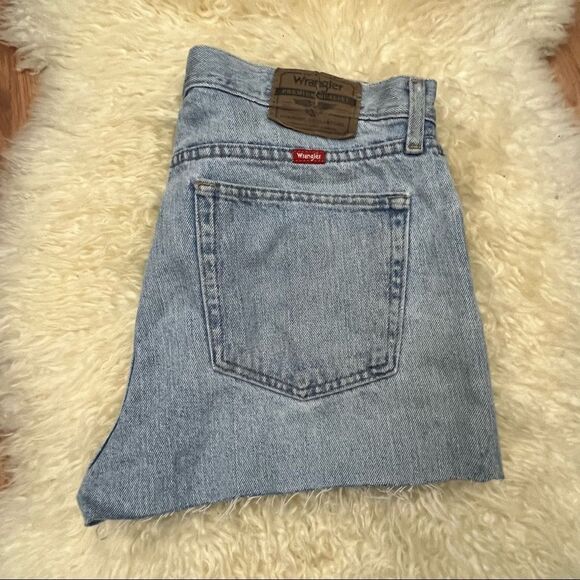 Vintage Men’s Relaxed Fit Cut Off Wranglers Jeans DIY 32 - Picture 4 of 4
